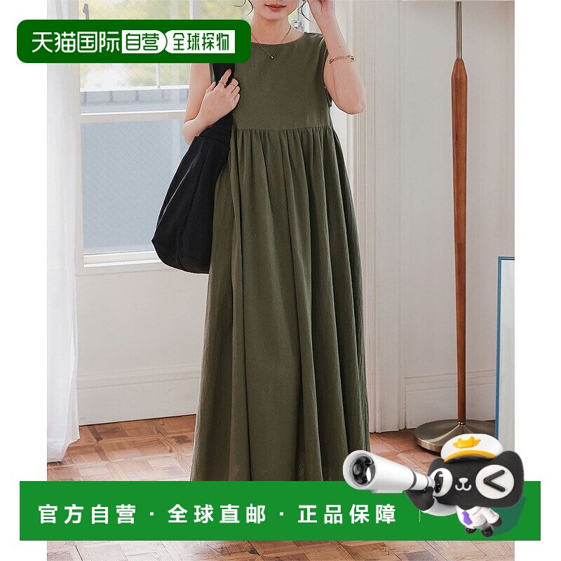 日本直邮KOBE LETTUCE 长款蓬松连衣裙 无袖 [E1892] KO5653EW030图片