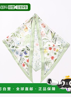 日本直邮欧州航路 女装 三角印花丝巾 轻盈多用围巾 LCYP6102