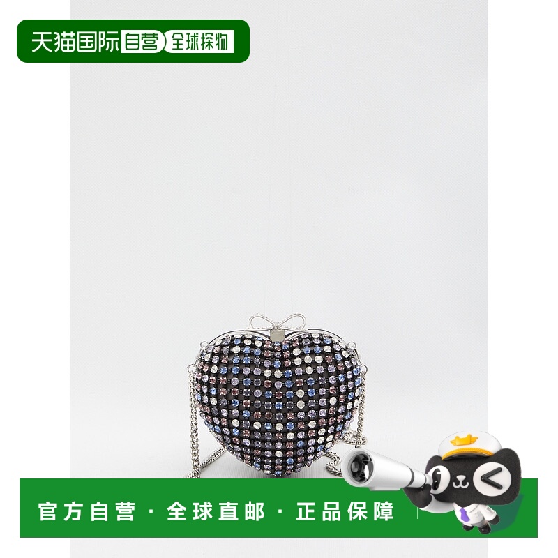1h可退 香港直邮潮奢 Self-Portrait 女士 多水晶心形手包 RS2630