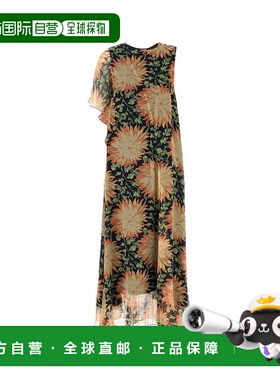 香港直邮LOEWE 罗意威 女士 印花真丝连衣裙 S540Y09XS7MULTICOLO