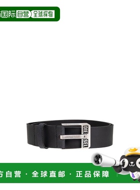 香港直邮DIESEL 男士腰带 X08880P1913H5903 SS2024 黑色 Cintura