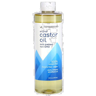 香港直邮Home Health原始蓖麻油冷榨技术润肤滋润柔软473ml正品