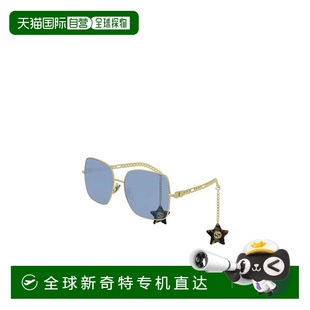 自營Gucci GG0724S古馳方框 搭鏈邊太陽眼鏡