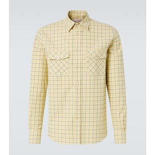 格纹棉质衬衫 男士 000276 华伦天奴 Valentino