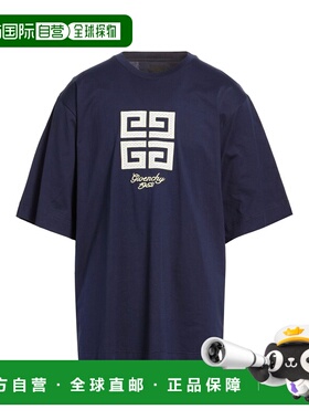 香港直邮Givenchy 纪梵希 男士 T恤 blue蓝色 舒适时尚