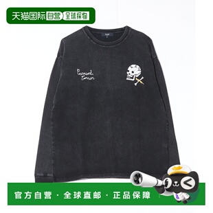 男女同款 HEART 复古风长袖 T恤 型刺绣 1h可退 大版 日本直邮BEAMS