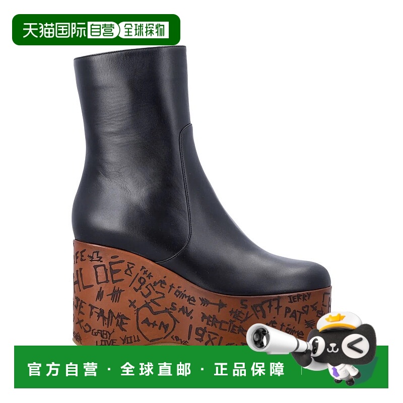 1h可退 香港直邮CHLOÉ 女士高跟鞋 25ACHC25W15DUK001 AW2025 黑