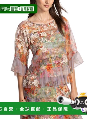 自营Johnny Was Mae Top - pink 美国奥莱直发