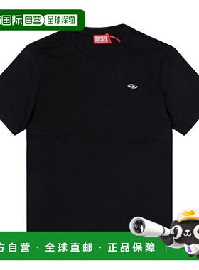 韩国直邮DIESEL Diesel 短袖 A15056 0AIJU 9XX 椭圆形 D 徽标贴