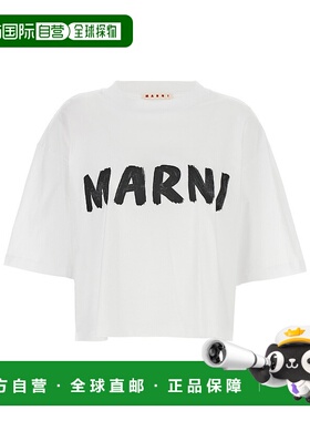 香港直邮Marni Logo印花T恤 THJE0333P0USCS11