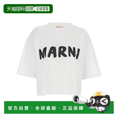 香港直邮Marni Logo印花T恤 THJE0333P0USCS11短袖