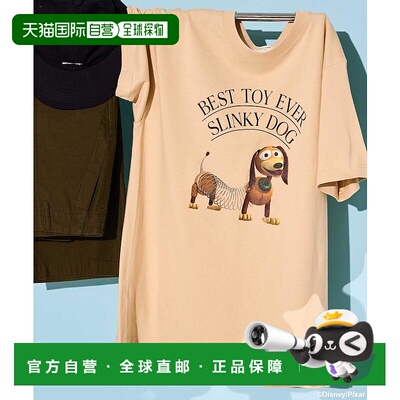 1h可退 日本直邮FREAK'S STORE 女士春夏款Slinky狗图案宽松T恤 1