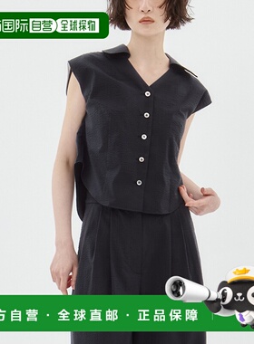 1h可退 日本直邮STUDIOUS女装清凉西亚萨克无袖衬衫V领设计 12540