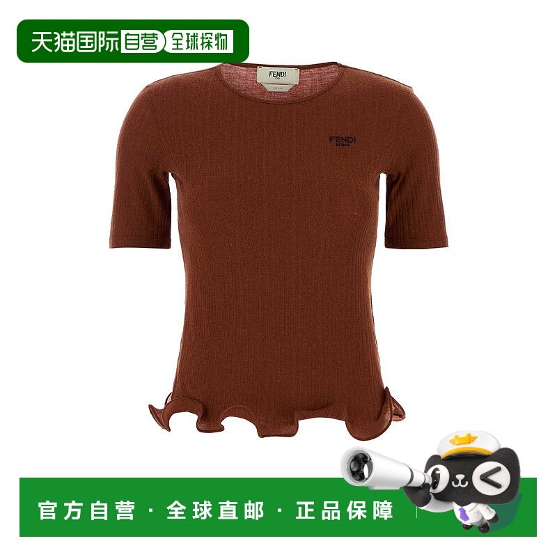 香港直邮FENDI 女士针织衫 FS9750AVFEF1T6K