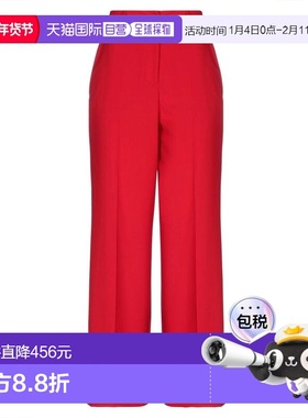 1h可退 香港直邮Blumarine 蓝色情人 女士 休闲长裤 red红色 舒适