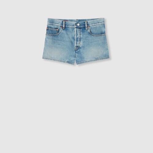 GUCCI 女士牛仔裤 836071XDC7S4009 AW2025 蓝色