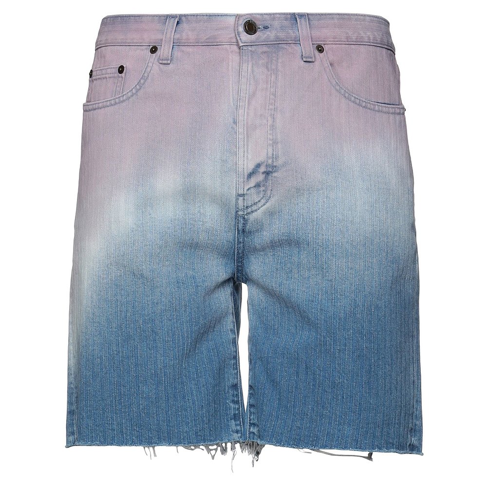 Saint Laurent 圣罗兰 男士 牛仔短裤 pink粉色 舒适时尚