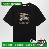 EKD 1h可退 黑色怀旧印花T恤 巴宝莉 男士 香港直邮潮奢 Burberry