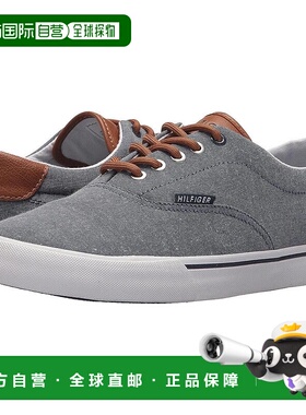 自营Tommy Hilfiger Phero Sneakers Men's Blue Cognac Lifestyl