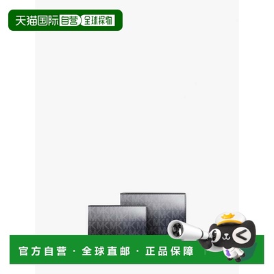 自营michael korsCooper Ombre签名徽标钱包，带Passcase-黑色组