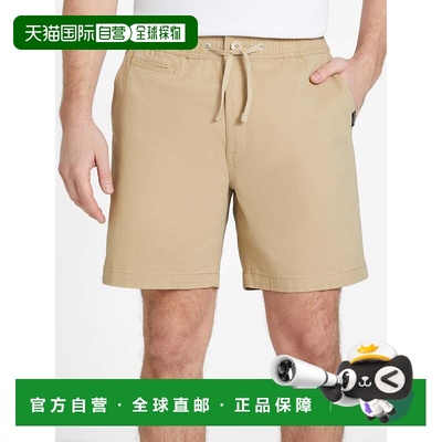 自营guessTerry Twill Shorts - travertine sand 美国奥莱直发
