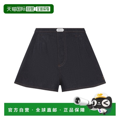 1h可退 香港直邮Jacquemus 女士 DE-NIMES AMELO 蓝色棉质短裤 SO