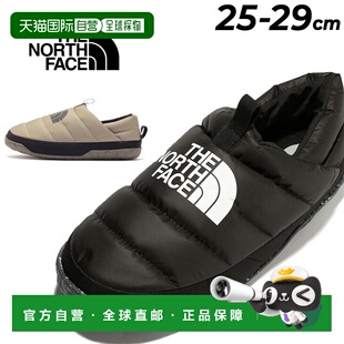 日本直邮THE NORTH FACE Nuptse 男士穆勒鞋 | 一脚蹬羽绒填充寒​