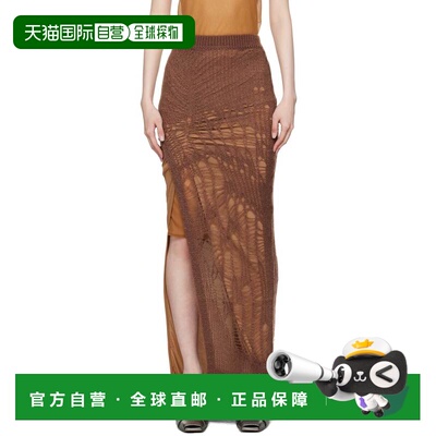 1h可退 香港直邮rick owens 瑞克 欧文斯 女士 棕色 Porterville