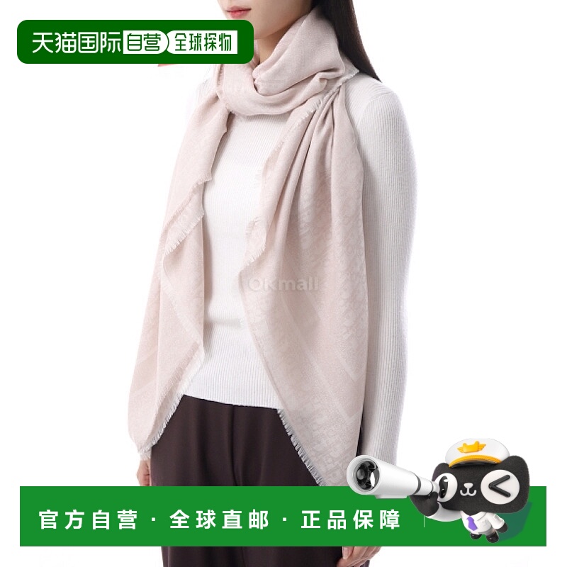 韩国直邮Dior 41DOB140L670 420 围巾羊绒羊毛配饰