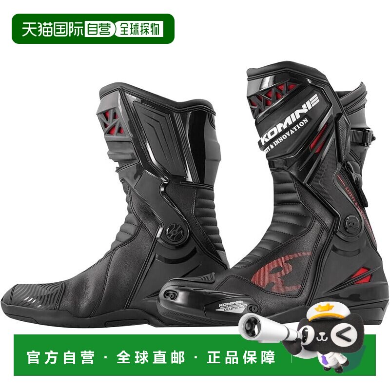 【日本直邮】KOMINE BK-087 顶级竞速骑行靴 黑色 款户外弹力图片