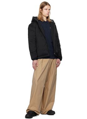 CANADA GOOSE 男士外套 5078MB61 CO 黑色 黑色徽标连帽羽绒服