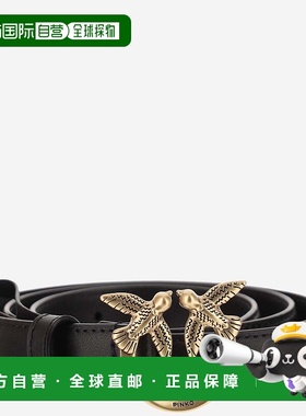 香港直邮PINKO 女士腰带 100143A0F1Z99Q AW2025 黑色 CINTURA