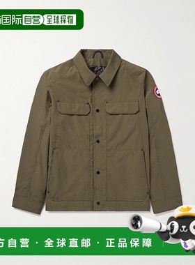 1h可退 香港直邮Canada Goose 加拿大鹅 男士 Burnaby Logo-Appli
