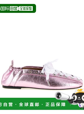 1h可退 香港直邮Ganni 系带芭蕾舞鞋 B1020041