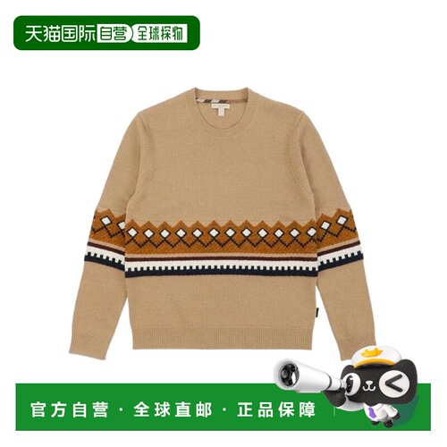 香港直邮Burberry 圆领长袖套衫 39582531时尚百搭潮牌高级感正品