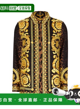 香港直邮VERSACE 女士衬衫 10013601A124795N440 AW2024 绿色