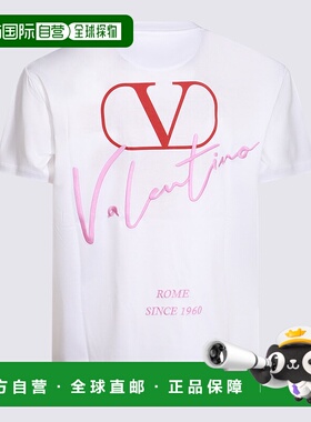 香港直邮VALENTINO 男士T恤 5V0MG13AAE60BO CO 白色男装