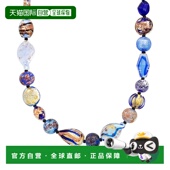 Italian Ross 自营 Glass Simons Murano Necklace Blue Bead