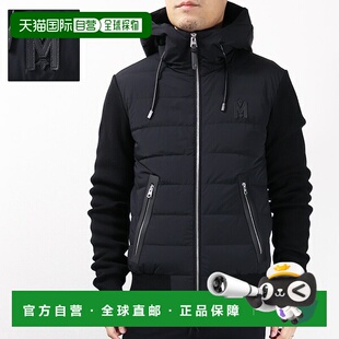日本直邮MACKAGE ANDREW 羽绒服一款带帽短款夹克采用羽绒和针织