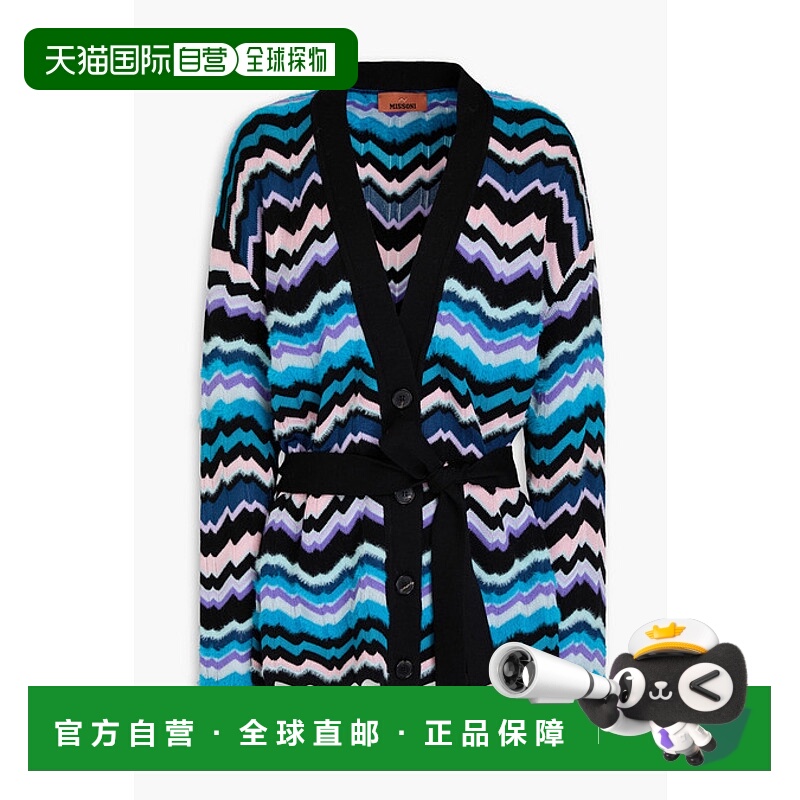 香港直邮MISSONI 米索尼 女士 长袖羊毛针织衫 DS24WM02BK036W