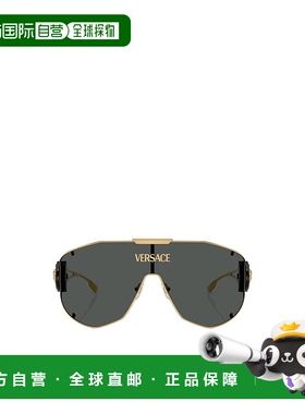 自营 VERSACE 男士眼镜 VE2268100287 AW2024 黑色 几何形太阳