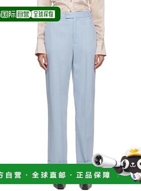 1h可退 香港直邮潮奢 BITE 女士 蓝色 Tailored 长裤 1161865016