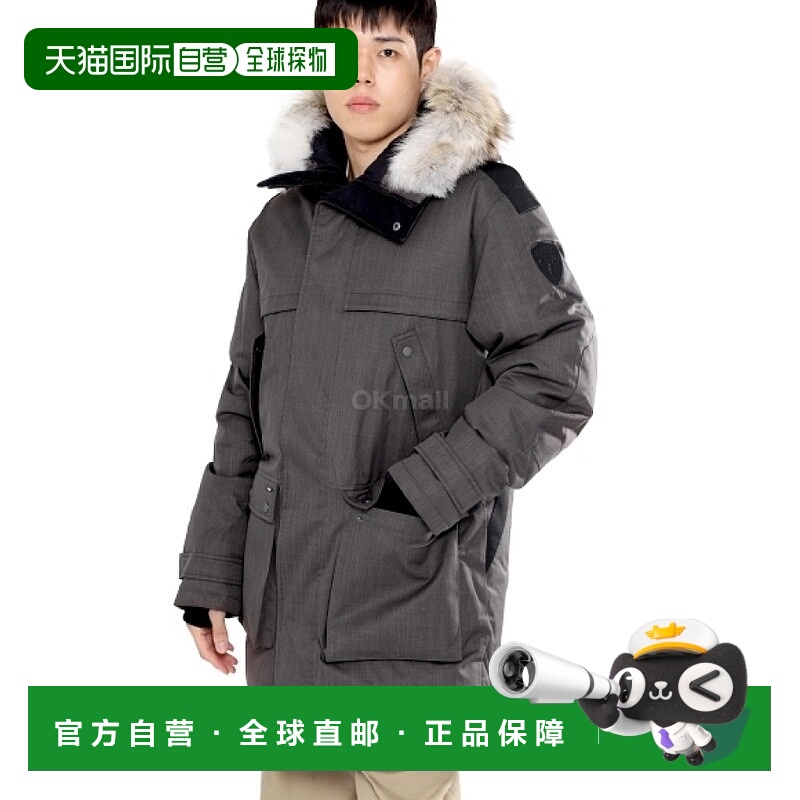 韩国直邮自营｜Nobis 雅特西 钢灰色 羽绒服 中长款 外穿高端流行