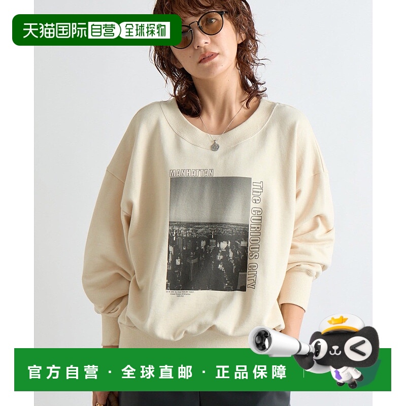 1h可退 日本直邮RIVE DROITE 女装 2way设计 照片印花 宽松圆领女