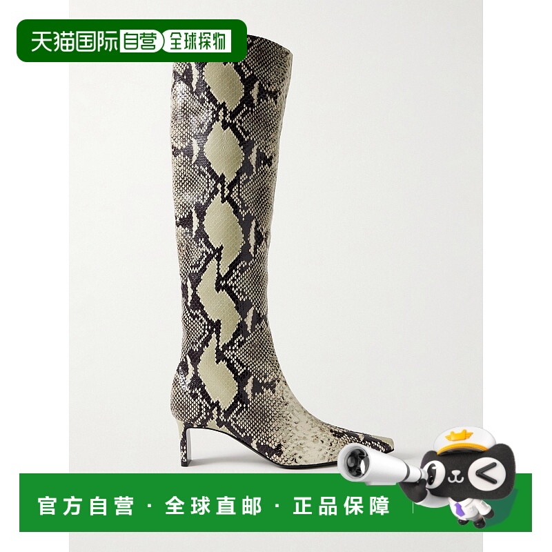1h可退 香港直邮潮奢 KHAITE 女士 Ona 长筒靴 F1099803 beige米