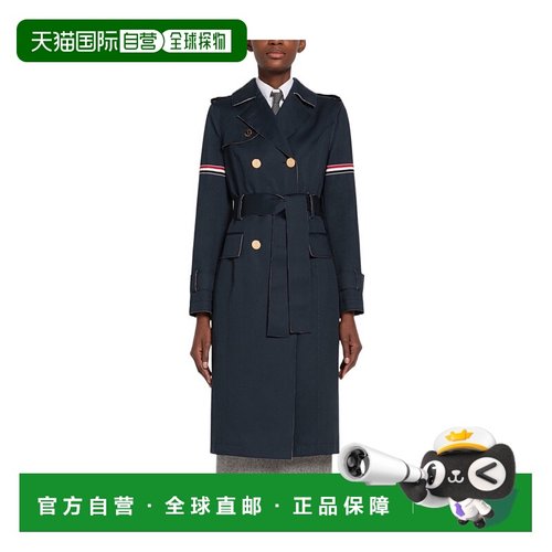 香港直邮Thom Browne Raw Edge Mackintosh 风衣 FOC751U00249