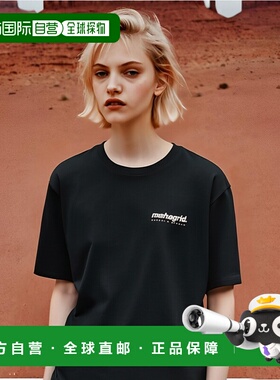 韩国直邮MAHAGRID街头潮牌24年新款美式复古校园休闲T恤MG2EMMT59