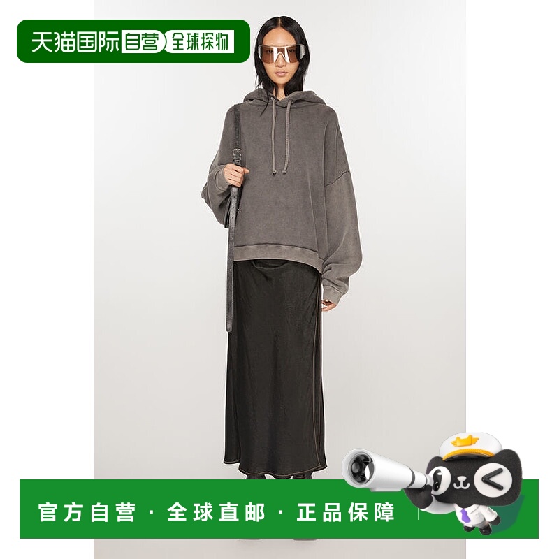 欧洲直邮ACNE STUDIOS（艾克妮）女士缎面裹身裙Jupe portefeuill