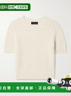 1h可退 香港直邮NILI LOTAN 女士 Elysia 洞眼针织羊绒毛衣 81342