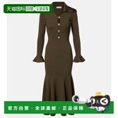 1h可退 罗纹针织中长连衣裙 女士 香港直邮Self Portrait